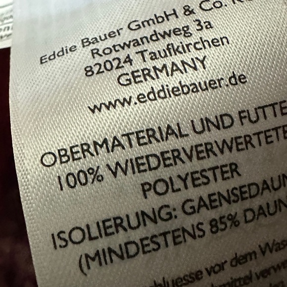 354 Eddie Bauer|NWT $129 Women’s Blossom Red MicroTherm StormDown Vest (size XS) - Picture 15 of 16